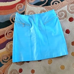 Turquoise Mod Leather Mini